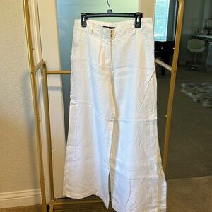 Boston proper linen white pants